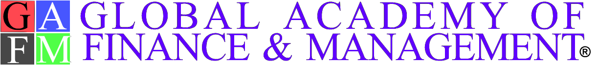 GAFM Global Academy of Finance and Management Accredited Financial Analyst Chartered Management Accountant AFA AMA GAFM AAFM